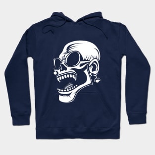 skull bone vintage Hoodie